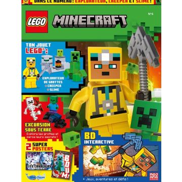 LEGO® Minecraft™ | N°6 | Explorateur de grottes + creeper + slime