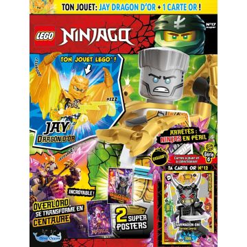 LEGO® Ninjago® | N°17 SUPER | Jay Dragon d'or + Carte Or 