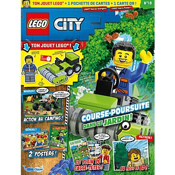 LEGO® City | N°18 | Figurine LEGO® et Tondeuse