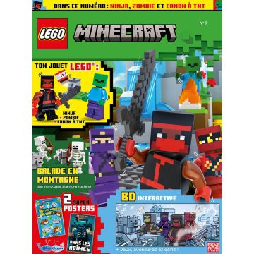 LEGO® Minecraft™ | N°7 | Ninja + Zombie + Canon à TNT