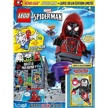 LEGO® Spider-Man | N°14 - Spider-man avec ses fantastiques toiles + carte or 