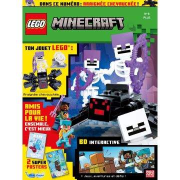 LEGO® Minecraft™ | N°8 Plus | Araignée chevauchée 