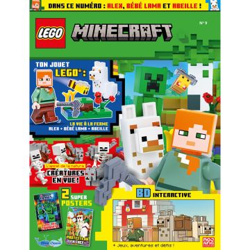 LEGO® Minecraft™ | N°9 | Alex + Bébé Lama + Abeille