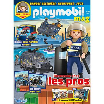 PLAYMOBIL Mag  | N°20 SUPER - Noah le policier d'élite 