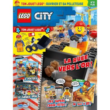 LEGO® City Plus | N°21 | L'ouvrier et sa pelleteuse