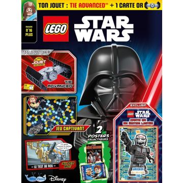 LEGO® Star Wars™ PLUS N°16 | Tie Advanced™ de Dark Vador + 1 carte or 