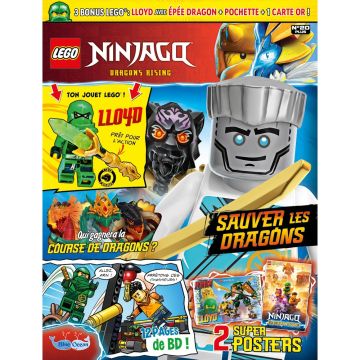 LEGO® Ninjago® | N°20 PLUS | LLoyd + 1 carte or + une pochette 6 cartes