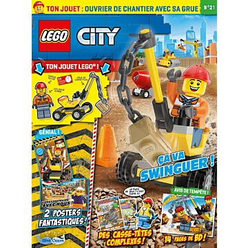 LEGO® City | N°21 | L'ouvrier de chantier avec sa grue