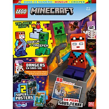 LEGO® Minecraft™ | N°3 Plus | Mineur + Creeper