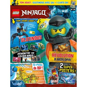 LEGO® Ninjago® | N°14 | Glutinous avec Sai + Carte Or LE13 Série 5