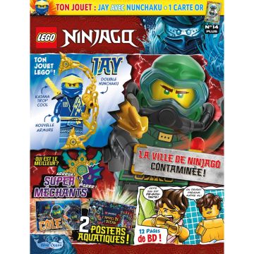 LEGO® Ninjago® | N°14 PLUS | Jay avec nunchaku + Carte Or LE Série 5