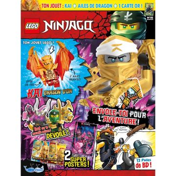 LEGO® Ninjago® | N°15 SUPER | Kai dragon d'or + carte OR