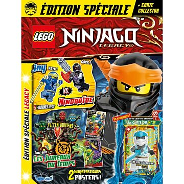 LEGO® Ninjago® LEGACY | N°12 | Jay vs Nindroïde + Carte OR LE n°21 série 5