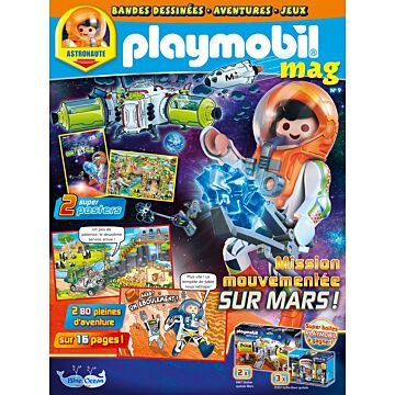 PLAYMOBIL Mag  | N°9 - Mission mouvementée sur Mars