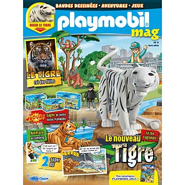 PLAYMOBIL Mag  | N°4 Hors-série - Diego le tigre blanc