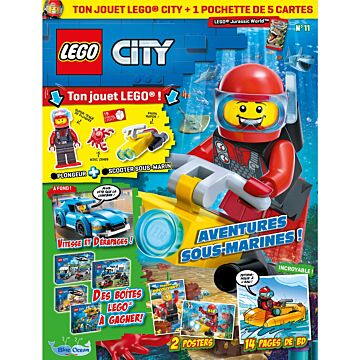 LEGO® City  | N°11 - Plongeur et son scooter sous-marin