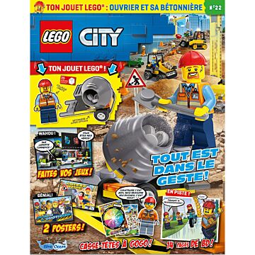 LEGO® City | N°22 | L'ouvrier et sa bétonnière