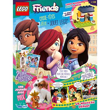 LEGO® Friends© | 22 - Le chien mignon avec sa niche + 1 jouet bonus