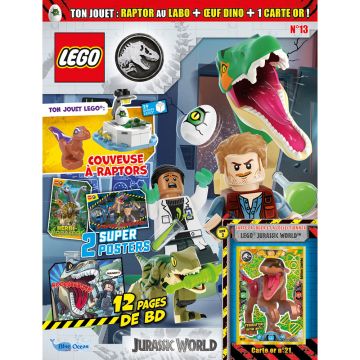LEGO® Jurassic World™ | N°13 | Une couveuse à Raptors + 1 carte or 