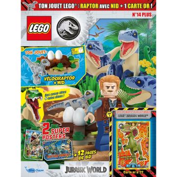 LEGO® Jurassic World™ Plus | N°14 | Le vélociraptor et son nid 