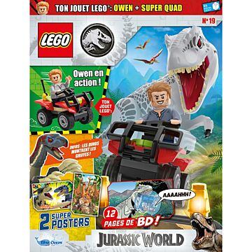 LEGO® Jurassic World™ | N°19 | Owen en action + super quad