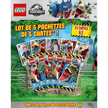 LEGO® Jurassic World™ Série 2 | 25 cartes à jouer et à collectionner