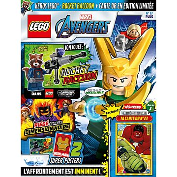 LEGO® Marvel Avengers PLUS | N°17 - Héros Lego : Rocket Raccoon + Carte or en édition limitée