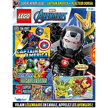 LEGO® Marvel Avengers | N°20 - Captain America + réacteur dorsal