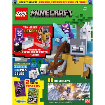 LEGO® Minecraft™ | N°9 Plus | Chevalier de cristal avec vagabond et leurs accessoires
