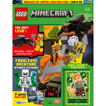 LEGO® Minecraft™ | N°12 Super | Araignée + maître constructeur + carte or