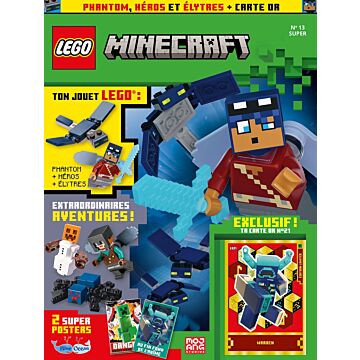 LEGO® Minecraft™ | N°13 Super | Phantom + Héros + Élytres