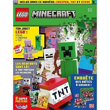 LEGO® Minecraft™ | N°13 Plus | Creeper, TNT + Steve