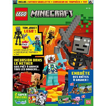 LEGO® Minecraft™ | N°15 | Wither squelette + chasseur de trophées + TNT