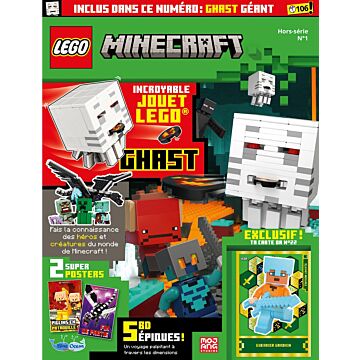 LEGO® Minecraft™ |Hors-série n°1 | Ghast + boules de feu + carte or