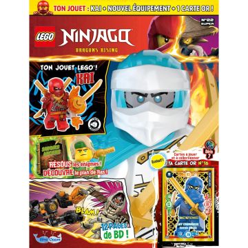 LEGO® Ninjago® | N°22 SUPER | Kai + 1 carte or à collectionner