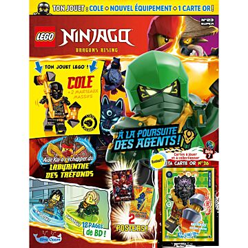 LEGO® Ninjago® | N°23 SUPER | Cole + nouvel équipement + 1 carte or !