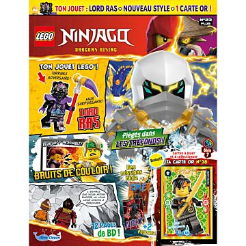 LEGO® Ninjago® | N°23 PLUS | Lord Ras + nouveau style + 1 carte or !
