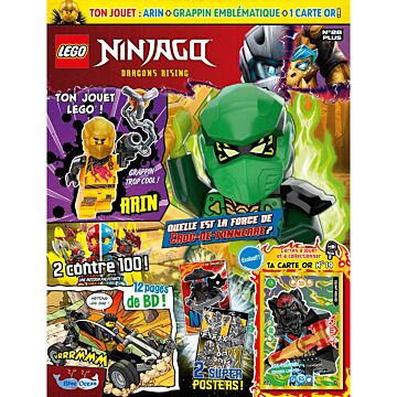 LEGO® Ninjago® | N°26 PLUS | Arin + grappin emblématique + 1 carte or !
