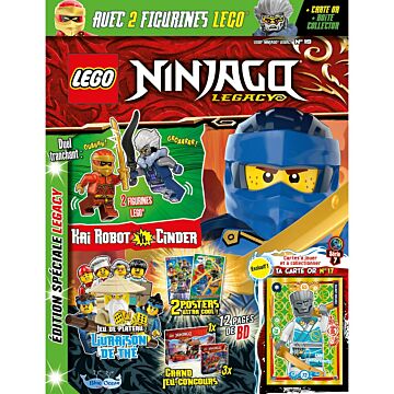 LEGO® Ninjago® LEGACY | N°19 | Kai Robot vs. Cinder + carte or