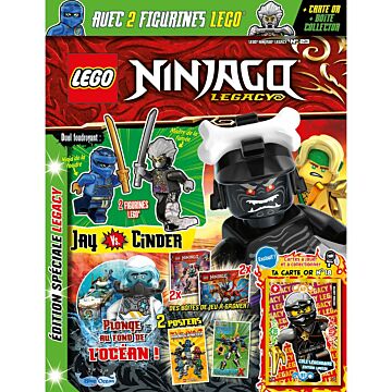 LEGO® Ninjago® LEGACY | N°23 | Jay vs. Cinder + carte or + boîte collector