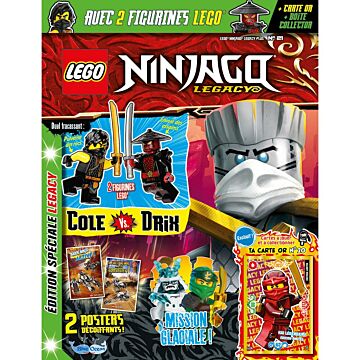 LEGO® Ninjago® LEGACY Plus | N°21 | Cole vs. Drix  + carte or