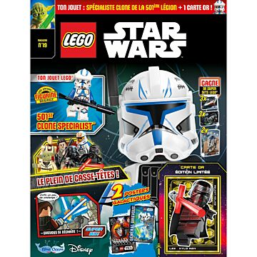 LEGO® Star Wars™ N°19 | Spécialiste clone de la 501ème légion + 1 carte or