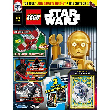 LEGO® Star Wars™ PLUS N°20 | Une navette Jedi T-6™ + une carte or !