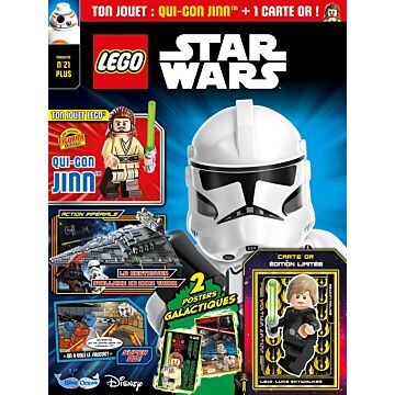 LEGO® Star Wars™ PLUS N°21 | Qui-Gon Jinn™ + 1 carte or !