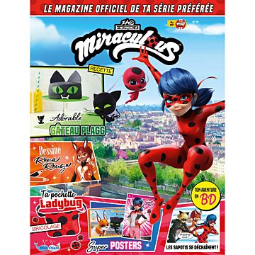 Miraculous| N°10 - 4 super tours de cou + 6 stickers