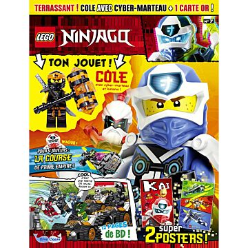 LEGO® Ninjago® | N°7 - Cole avec son cyber-marteau et katana