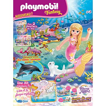 PLAYMOBIL® Fantasy | N°2H| Lina la sirène et l'adorable bébé phoque