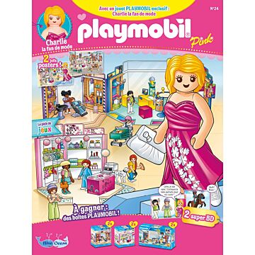 PLAYMOBIL Pink | N°24 - Charlie la fan de mode avec sa tenue de soirée