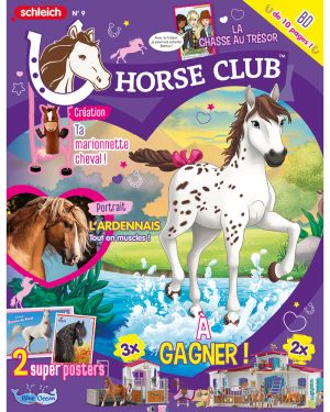 Livre d'activité Magazine Schleich Horse Club avec sa figurine