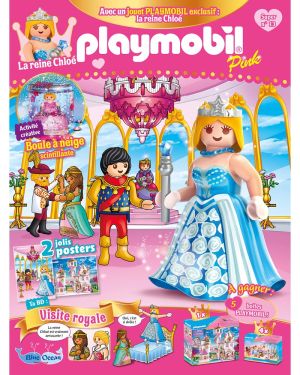 Playmobil princesse reine sceptre rose